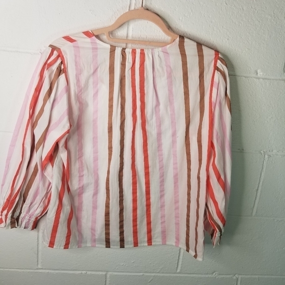 Velvet by Graham & Spencer whitley striped blouse - Picture 4 of 9